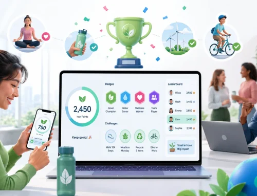 How does gamification help employees engage with ESG & Wellness?